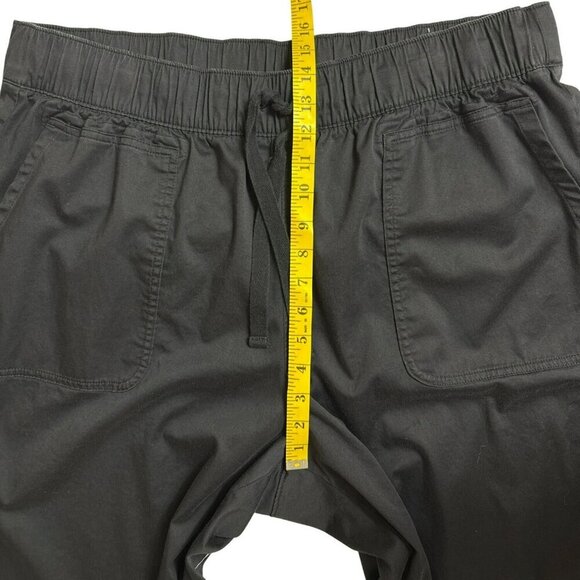 Lane Bryant Womens Crop Pants Size 18 Black Drawstring Relaxed Elastic Waist - Picture 5 of 12